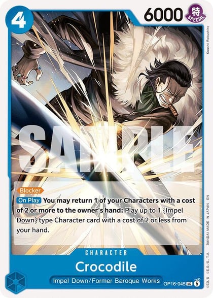 Crocodile, The Time of Battle OP16-045