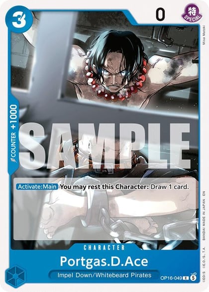 Portgas.D.Ace (049), The Time of Battle OP16-049