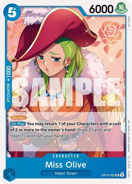 Miss Olive, The Time of Battle OP16-050