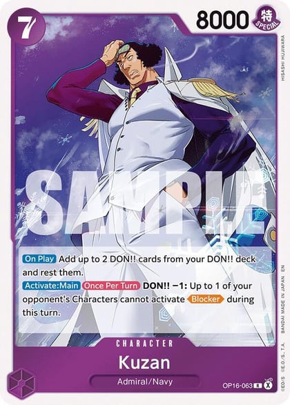 Kuzan, The Time of Battle OP16-063