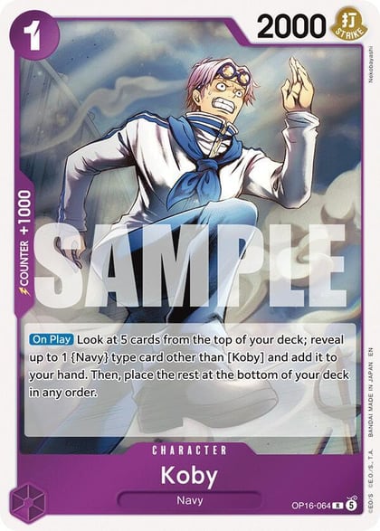 Koby, The Time of Battle OP16-064