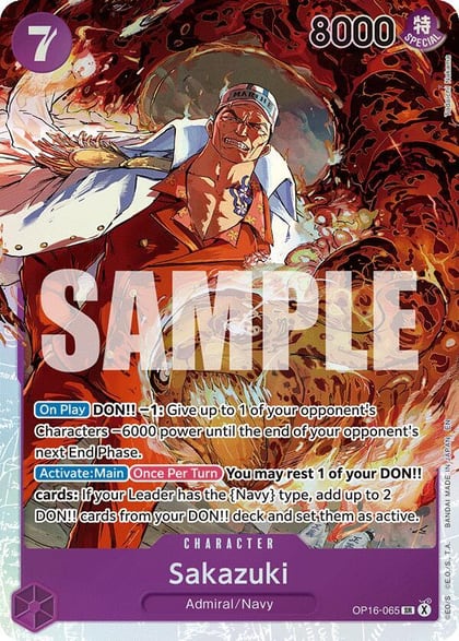 Sakazuki, The Time of Battle OP16-065