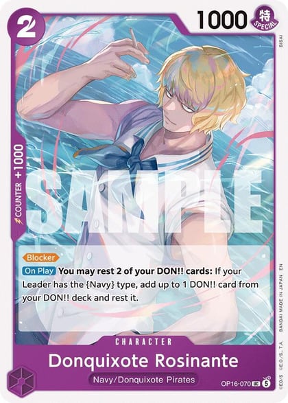 Donquixote Rosinante, The Time of Battle OP16-070