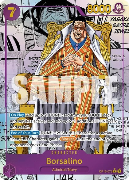 Borsalino (Manga), The Time of Battle OP16-073