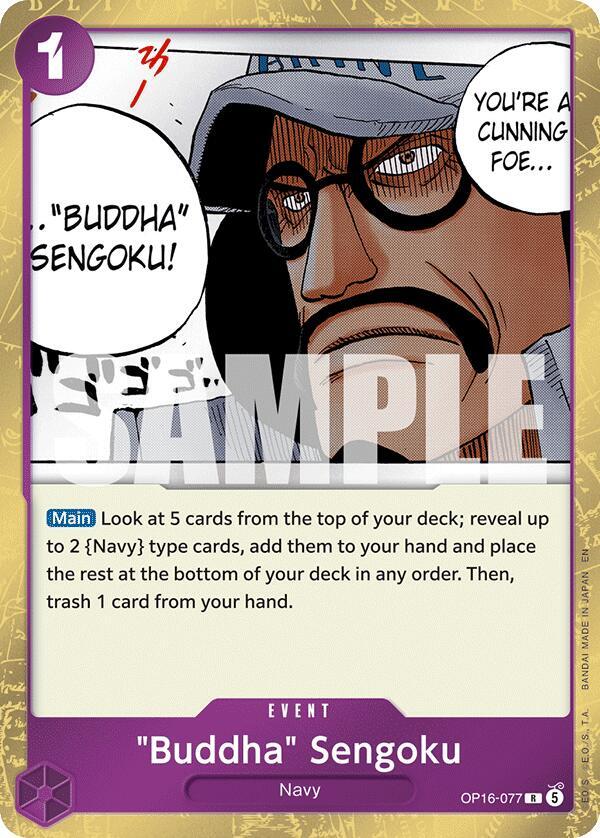 "Buddha" Sengoku, The Time of Battle OP16-077