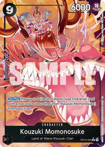 Kouzuki Momonosuke (085) (Alternate Art), The Time of Battle OP16-085