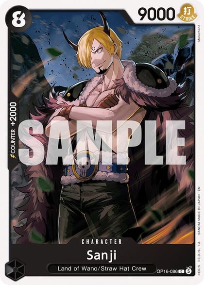 Sanji, The Time of Battle OP16-086