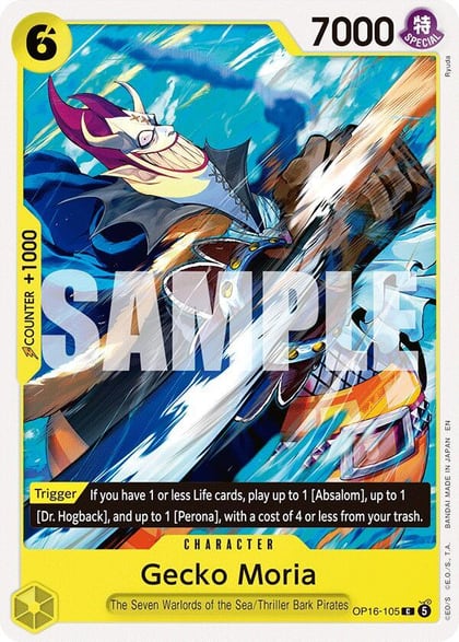 Gecko Moria, The Time of Battle OP16-105