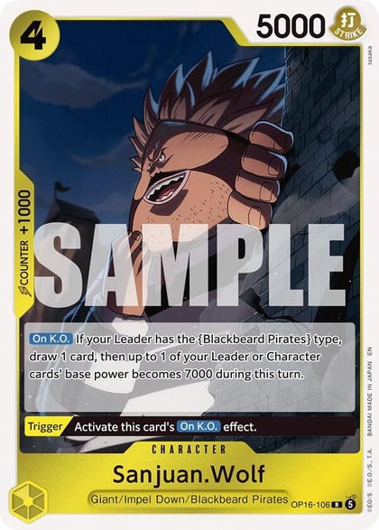Sanjuan.Wolf, The Time of Battle OP16-106