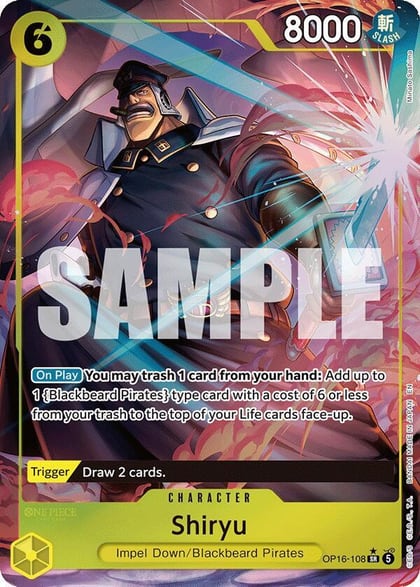 Shiryu (Full Art), The Time of Battle OP16-108