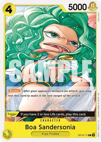 Boa Sandersonia, The Time of Battle OP16-111