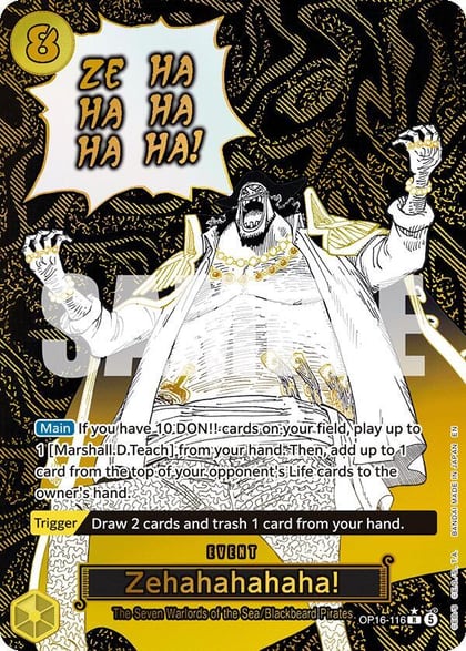 Zehahahahaha! (Alternate Art), The Time of Battle OP16-116