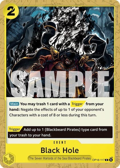 Black Hole, The Time of Battle OP16-117