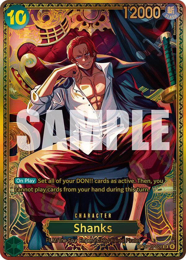 Shanks (OP13-028) (SP), The World's Strongest Warriors OP13-028