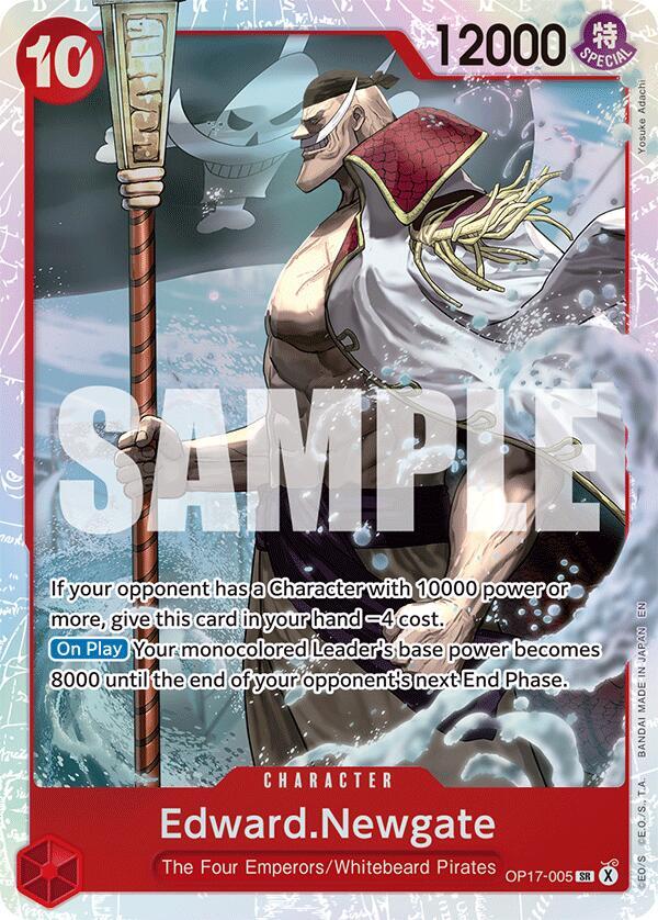 Edward.Newgate (005), The World's Strongest Warriors OP17-005