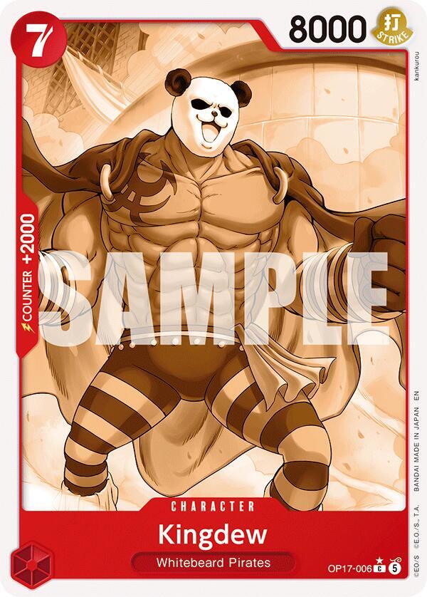 Kingdew (Pandaman Art), The World's Strongest Warriors OP17-006