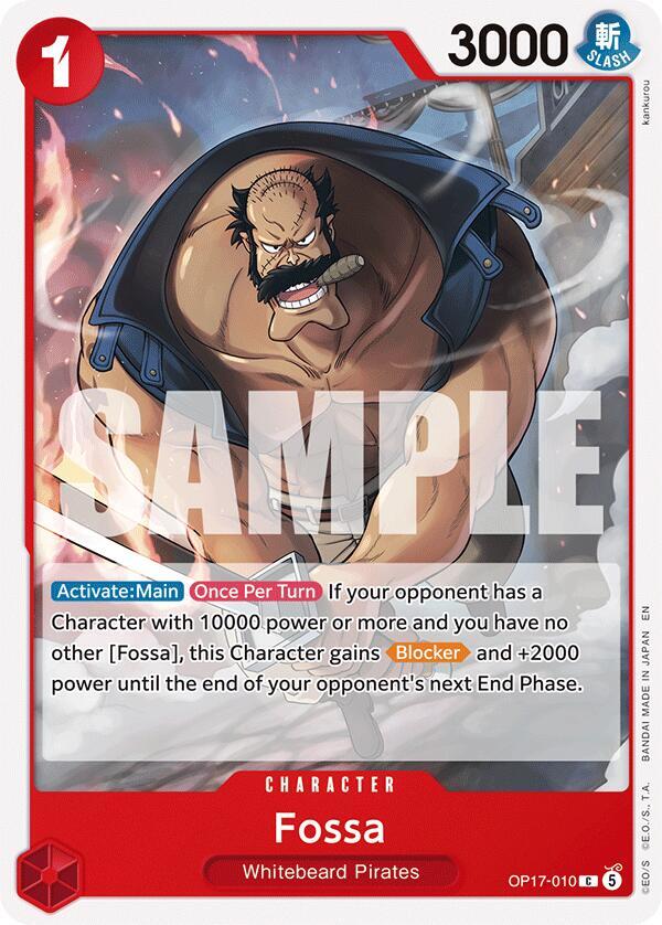 Fossa, The World's Strongest Warriors OP17-010