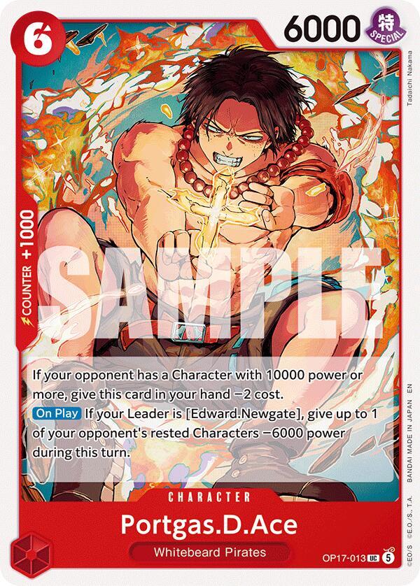 Portgas.D.Ace, The World's Strongest Warriors OP17-013
