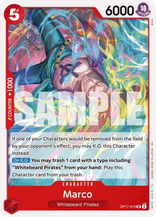 Marco, The World's Strongest Warriors OP17-015
