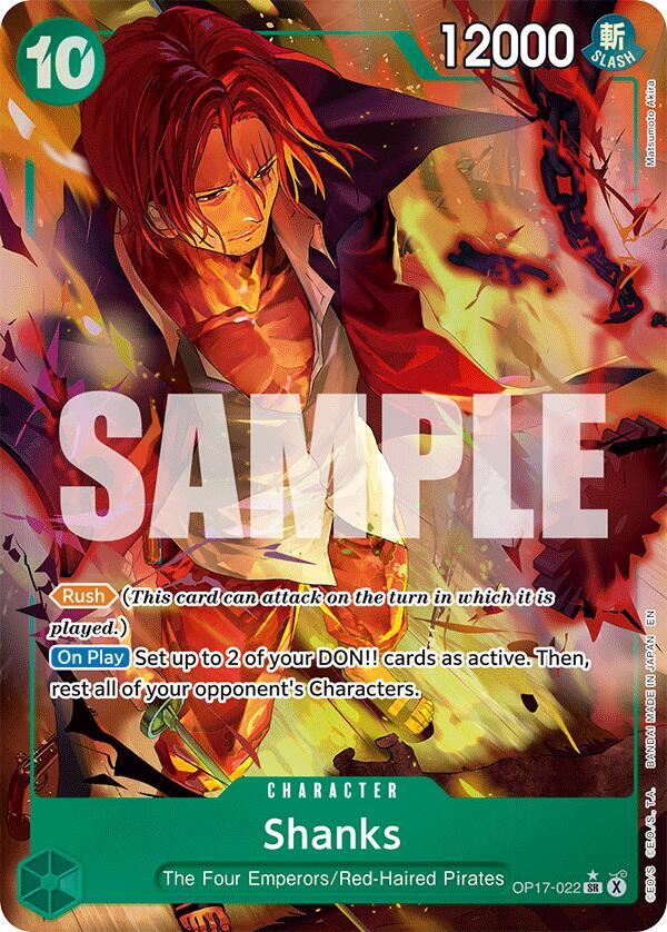 Shanks (022) (Alternate Art), The World's Strongest Warriors OP17-022