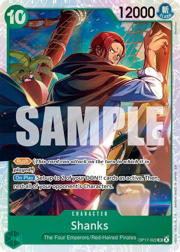 Shanks (022), The World's Strongest Warriors OP17-022