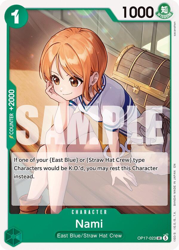 Nami (023), The World's Strongest Warriors OP17-023