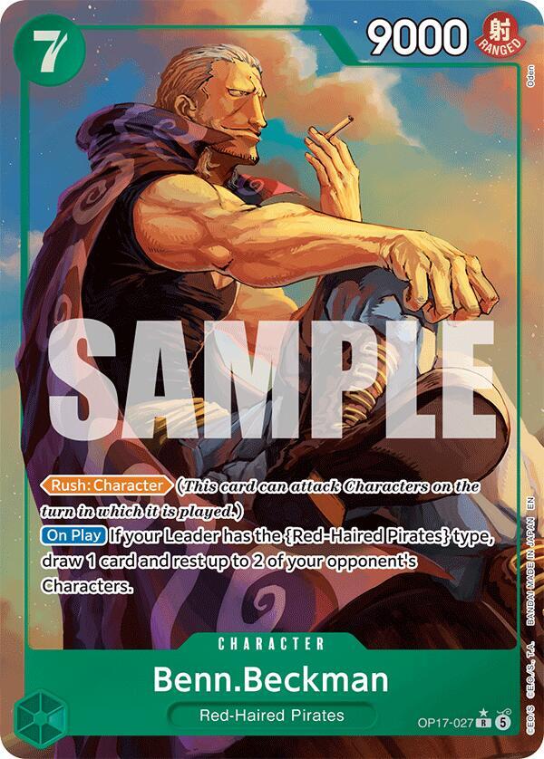 Benn.Beckman (Alternate Art), The World's Strongest Warriors OP17-027