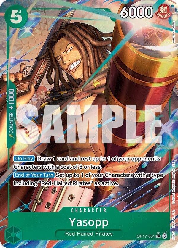Yasopp (Alternate Art), The World's Strongest Warriors OP17-031