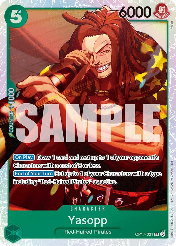 Yasopp, The World's Strongest Warriors OP17-031
