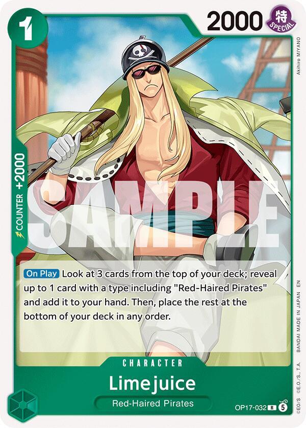 Limejuice, The World's Strongest Warriors OP17-032