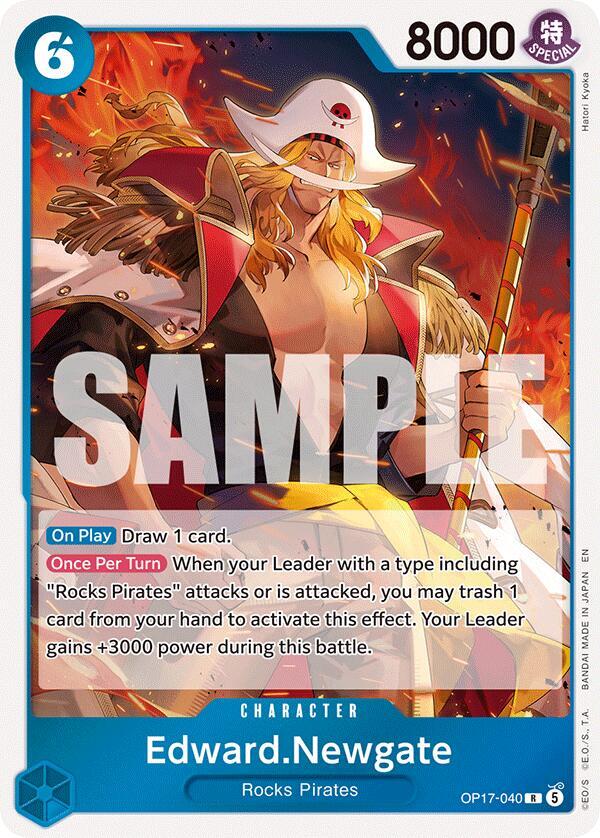 Edward.Newgate (040), The World's Strongest Warriors OP17-040
