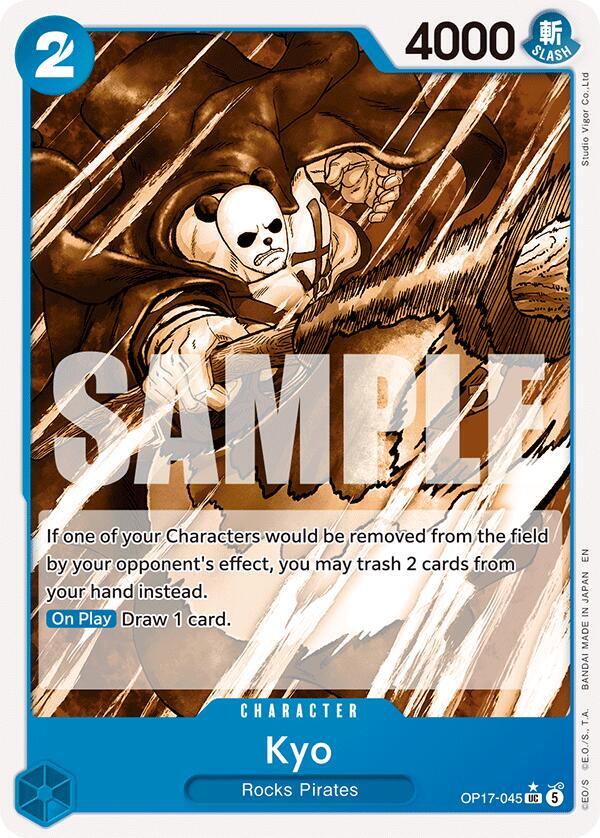 Kyo (Pandaman Art), The World's Strongest Warriors OP17-045
