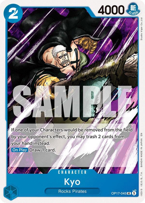 Kyo, The World's Strongest Warriors OP17-045