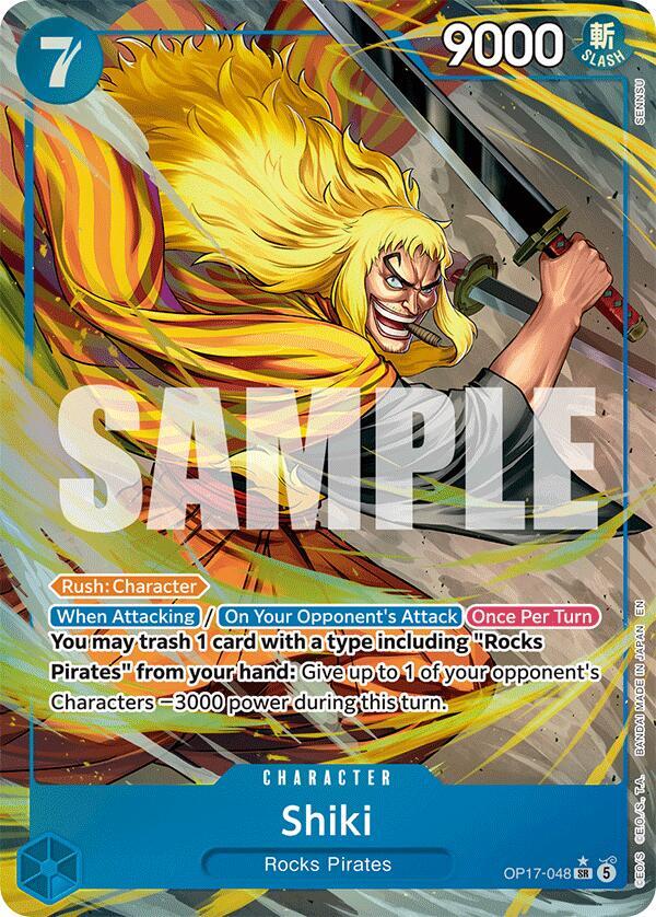 Shiki (048) (Alternate Art), The World's Strongest Warriors OP17-048