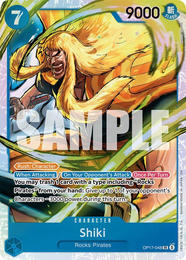 Shiki (048), The World's Strongest Warriors OP17-048