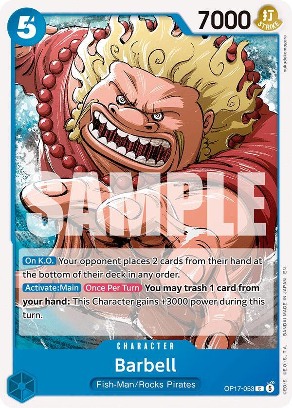 Barbell, The World's Strongest Warriors OP17-053