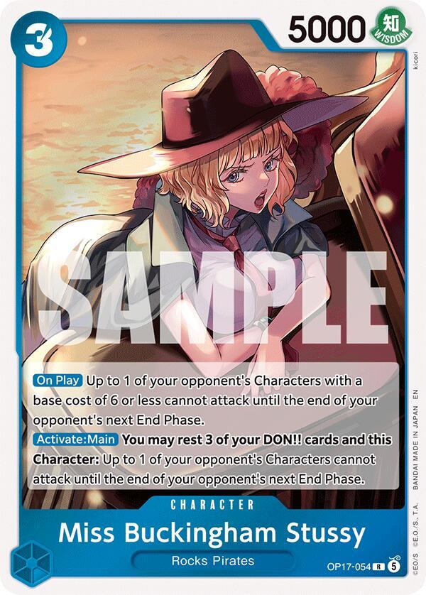 Miss Buckingham Stussy, The World's Strongest Warriors OP17-054