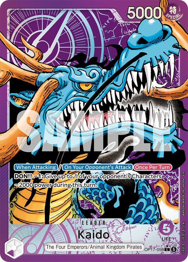 Kaido (058) (Alternate Art), The World's Strongest Warriors OP17-058