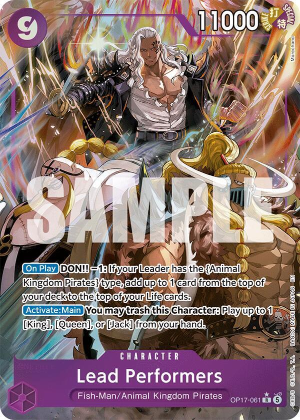 Lead Performers (Alternate Art), The World's Strongest Warriors OP17-061