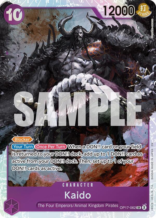 Kaido (062), The World's Strongest Warriors OP17-062