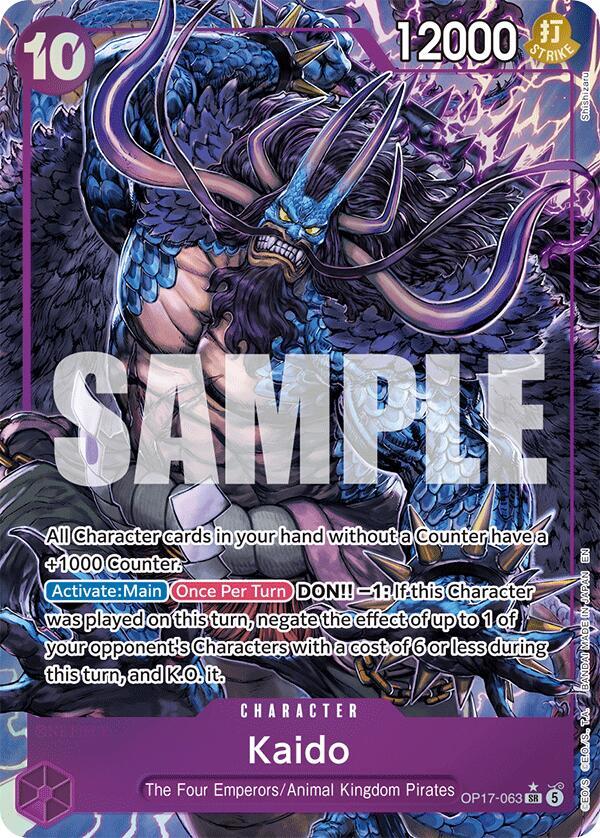 Kaido (063) (Alternate Art), The World's Strongest Warriors OP17-063