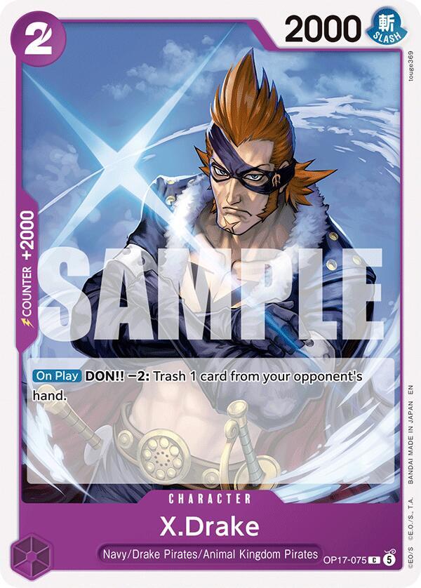 X.Drake, The World's Strongest Warriors OP17-075