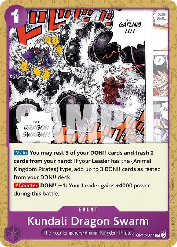 Kundali Dragon Swarm, The World's Strongest Warriors OP17-077