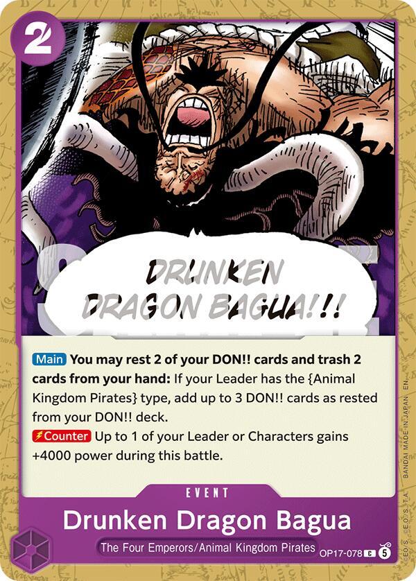 Drunken Dragon Bagua, The World's Strongest Warriors OP17-078