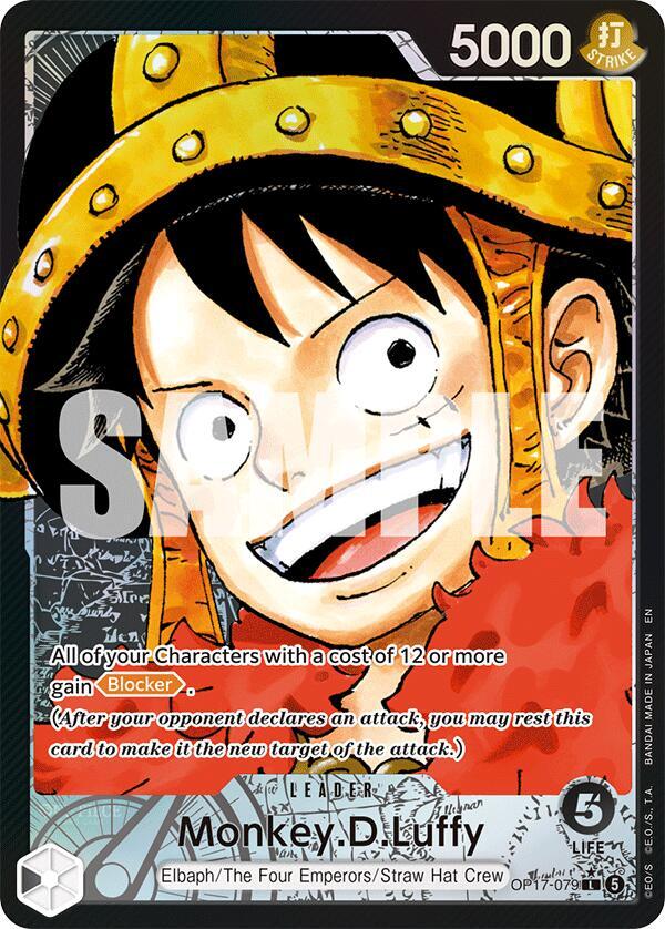 Monkey.D.Luffy (079) (Alternate Art), The World's Strongest Warriors OP17-079