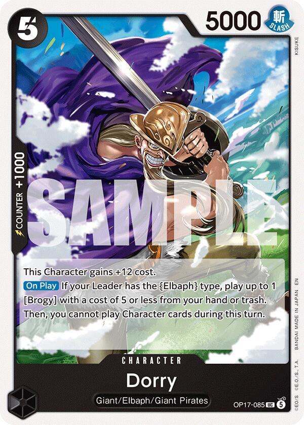 Dorry, The World's Strongest Warriors OP17-085
