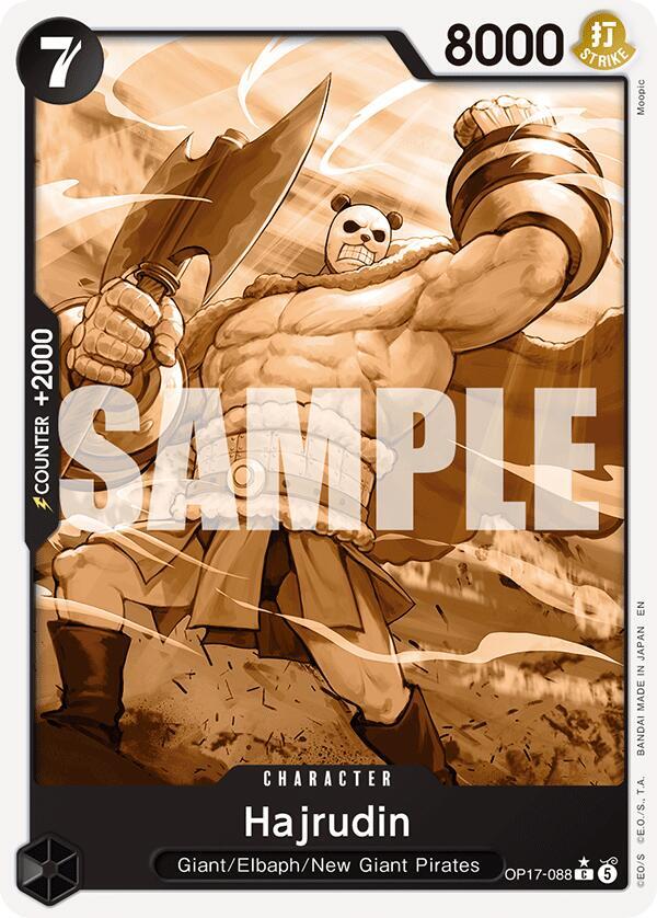 Hajrudin (Pandaman Art), The World's Strongest Warriors OP17-088