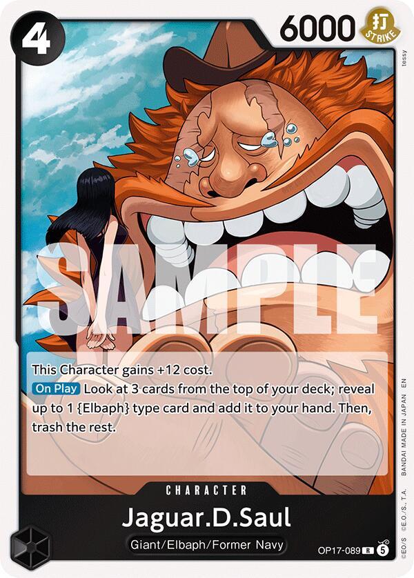 Jaguar.D.Saul, The World's Strongest Warriors OP17-089