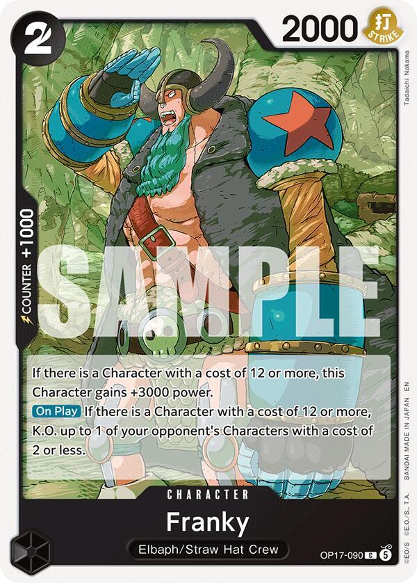 Franky, The World's Strongest Warriors OP17-090