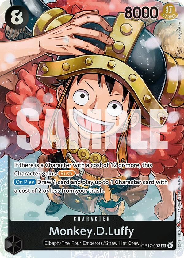 Monkey.D.Luffy (093), The World's Strongest Warriors OP17-093